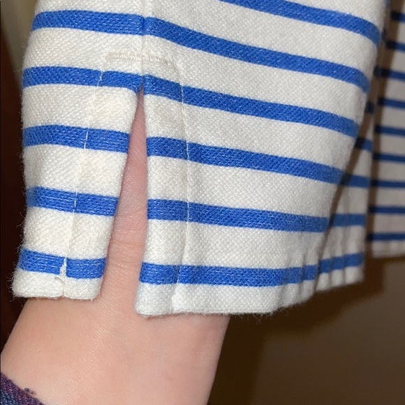 J. Crew shift dress blue white stripe size S - Picture 7 of 10